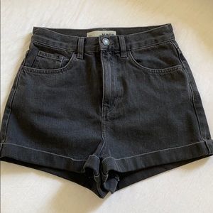 Topshop Moto Mom Shorts